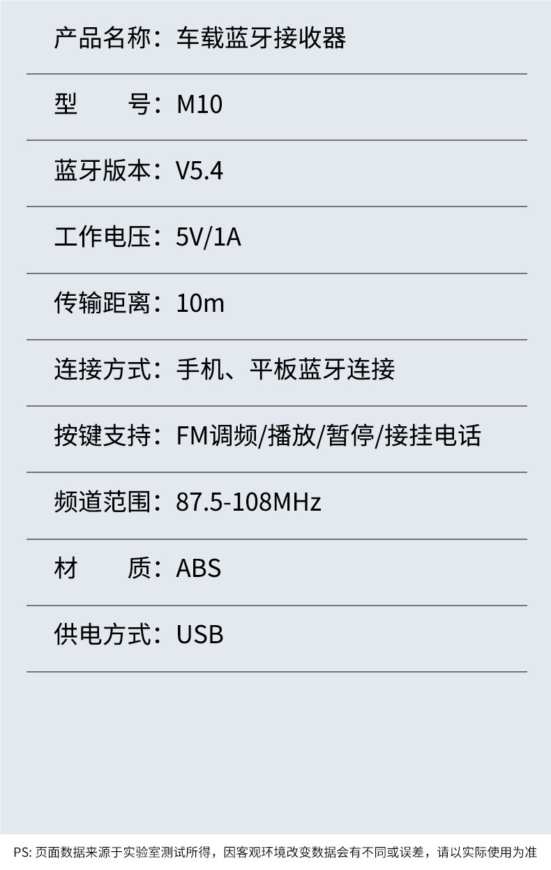Car Bluetooth Receiver 5.4 Lossless Sound Quality Fm Transmitter USB Universal Wireless Converter for Cars and Trucks