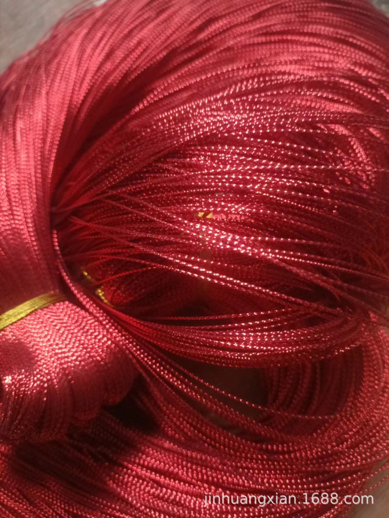 金线工厂金丝线大卷闪亮片高强diy彩色吊牌手工编绳金银线编织丝