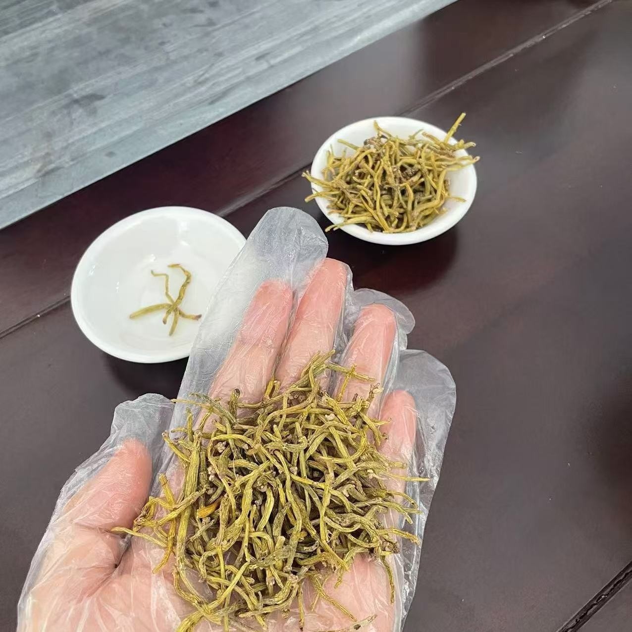 Huoshan Mi Hu Dried Dendrobium Stems 5-Year Huoshan Shihu Mi Hu 10g 100g quality and texture