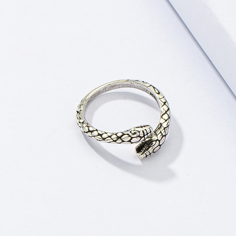 Wholesale Retro Snake Alloy Ring display picture 3