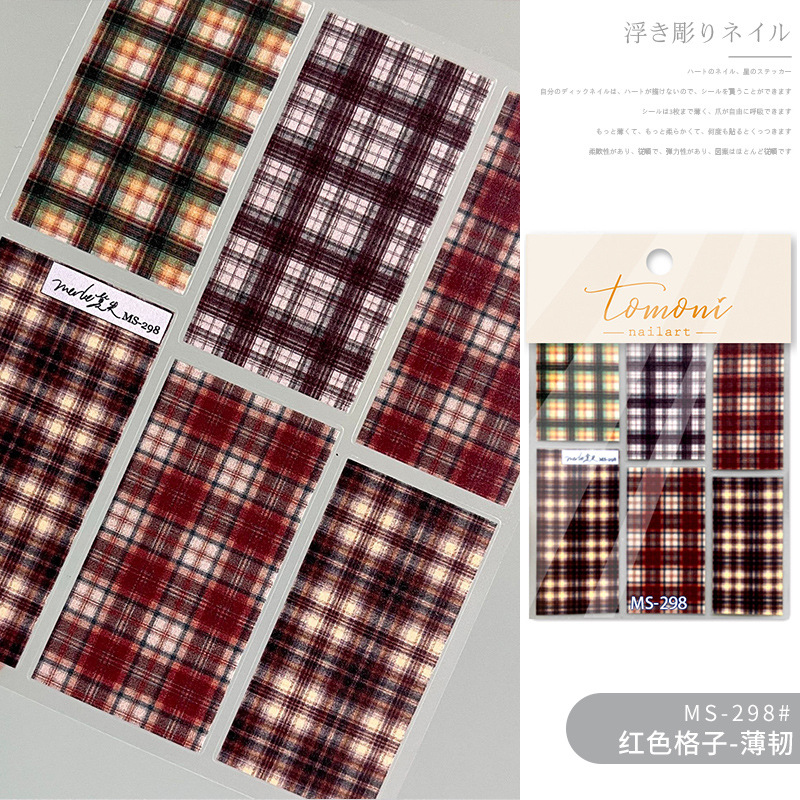 Papel adhesivo de uñas en línea popular conejo oscuro conejo violento estilo gótico chica caliente desgaste pegatina de uñas alivio tridimensional