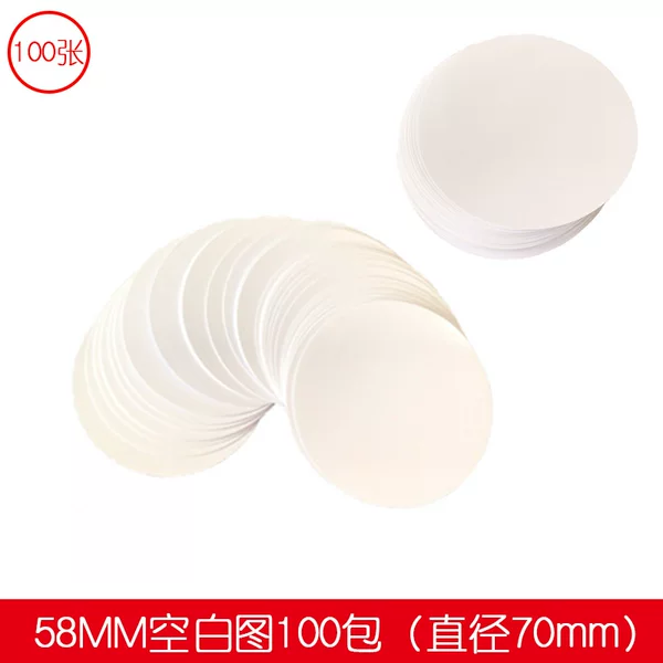 58/44/75mm badge blank picture round drawing children DIY graffiti art painting 100