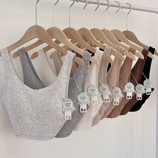 OB008 Thin One-piece Cup No-size Tube Bra Sleep Vest Sports Outer Wear Underwear Breast Wrapping Underwear