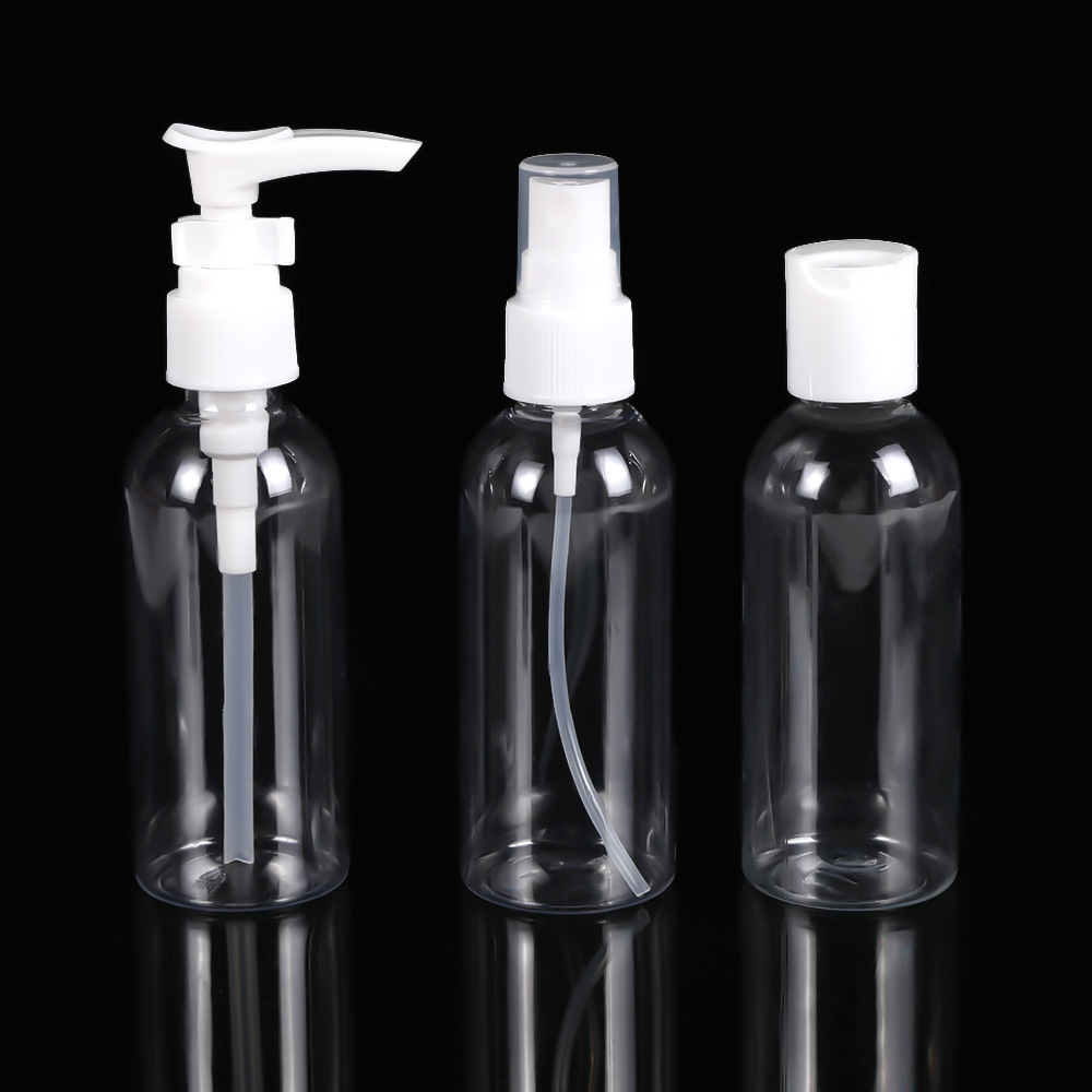 现货透明PET材质喷雾塑料瓶通用分装收纳瓶乳液酒精细雾小喷瓶