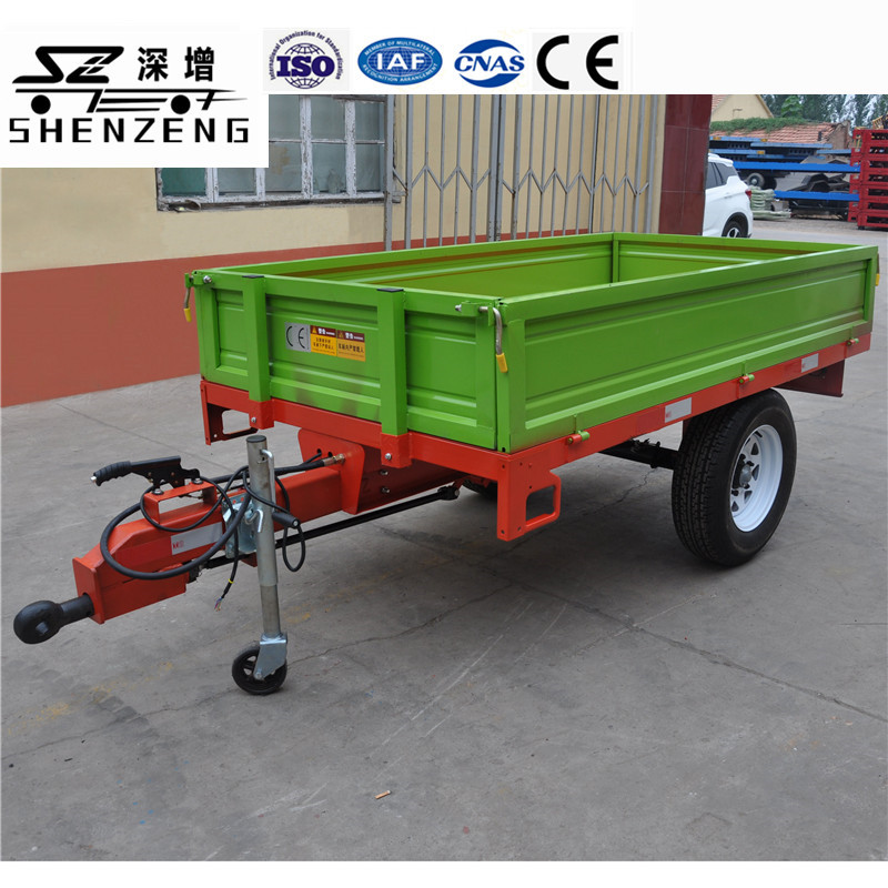 自卸拖车 欧式农用自卸拖车 工具车 拖拉机拖斗 拖挂车