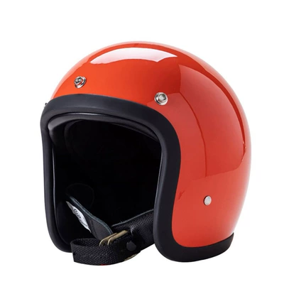 Motosiklet kaskı (dəbilqə) Helmets, Unisex Retro Cruise - orange-s