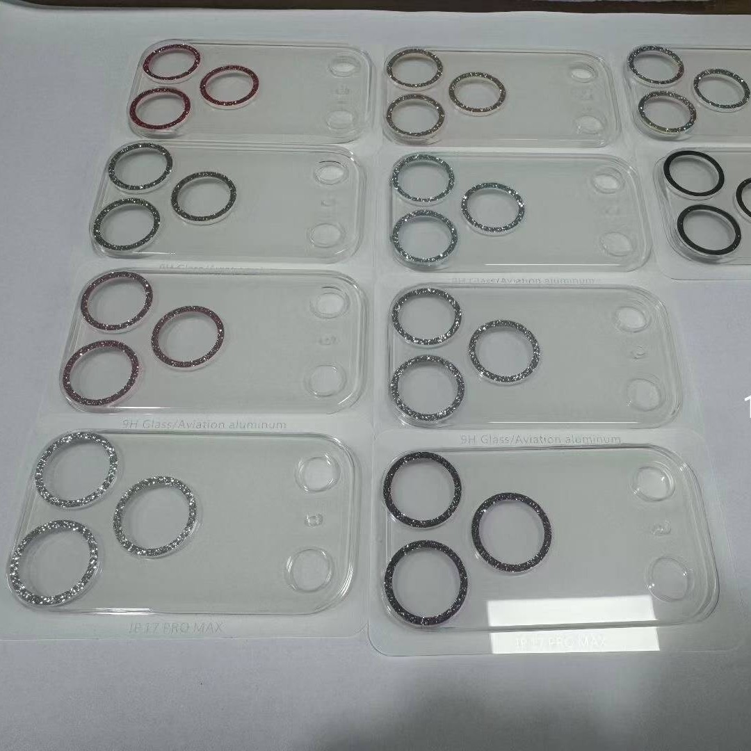 Aplicable a Apple 17promax película de lente iphone 15 polvo flash en uno 16Pro vidrio 17air película de lente