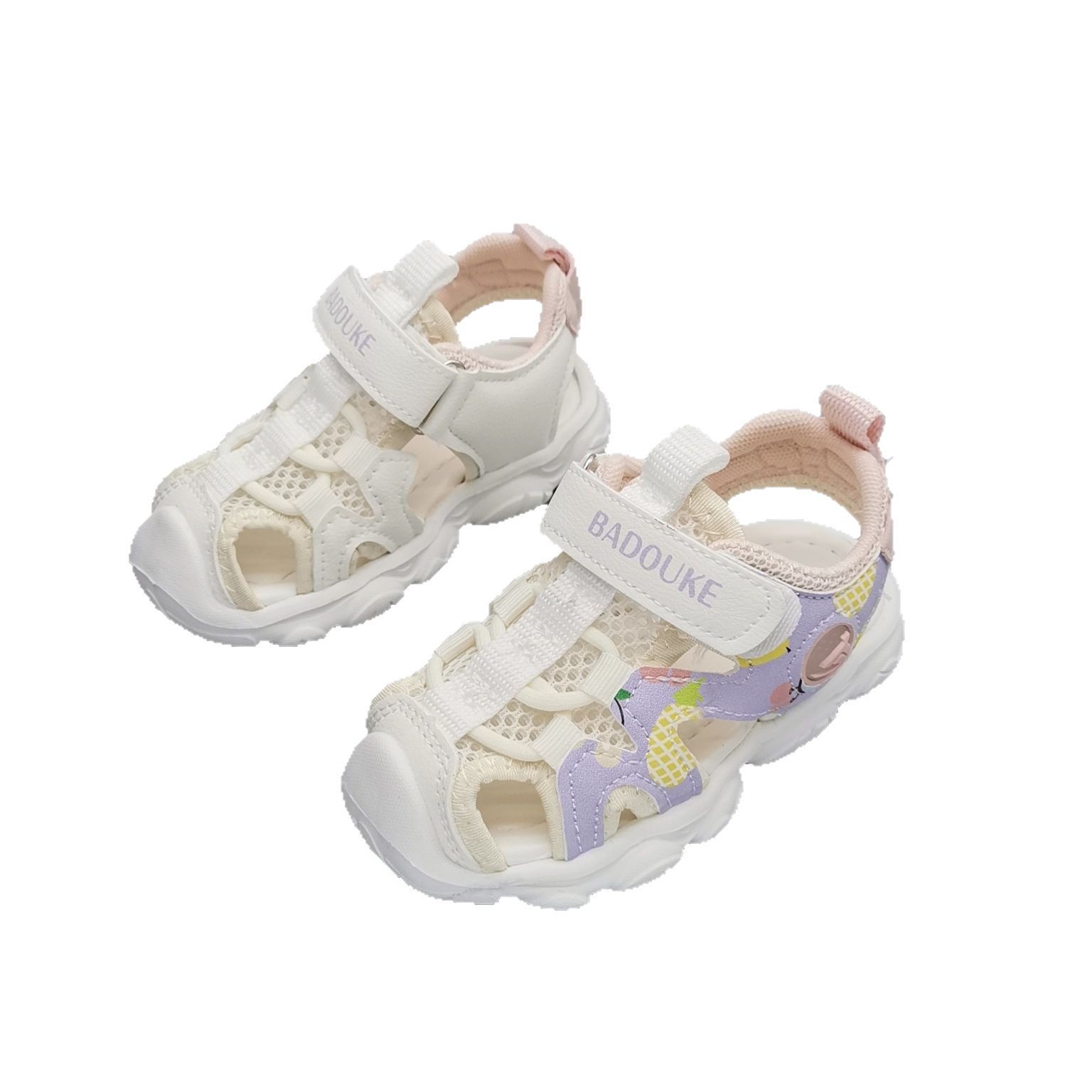 Sandalias de punta cerrada para niños Bacoduo 2026, nuevas, antideslizantes, con suela suave, de secado rápido, para verano, deportivas, para la playa.