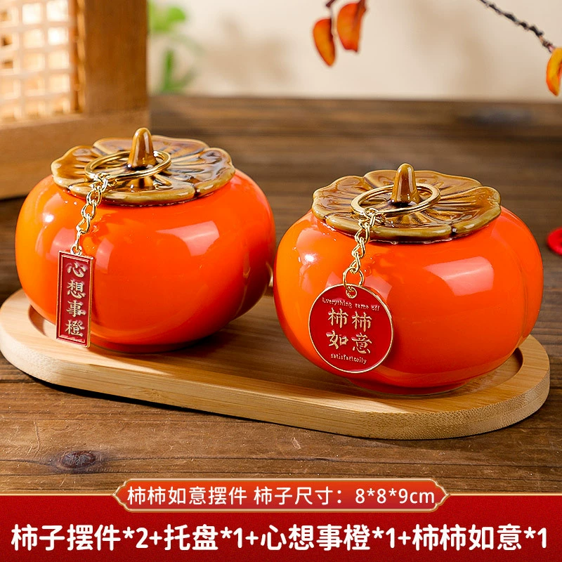 Украшение дома праздничного поместье новый год гостиная persimmon persimmon рюи persimmon украшения переезда к дому движущийся набор
