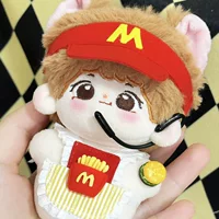 Новая 10 см кукольная одежда McDonald's нагрудник кукла кукла хлопковая кукла одежда может быть переодета для аксессуаров