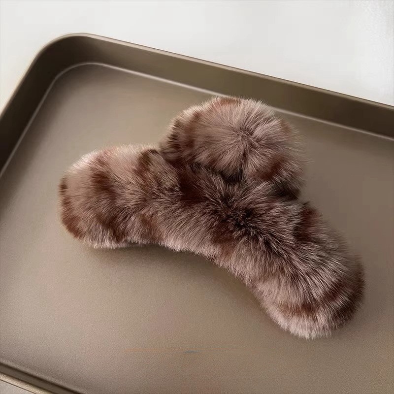 Coffee leopard print large-13cm