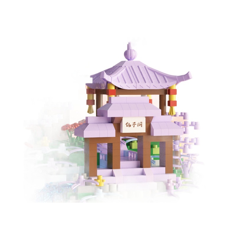 JIHUI JIHUI YIGAO M2073 FAIRY PAVILION QIONGLOU WONDERLAND 대형 빌딩 블록 조립 장난감 어린이 생일 선물