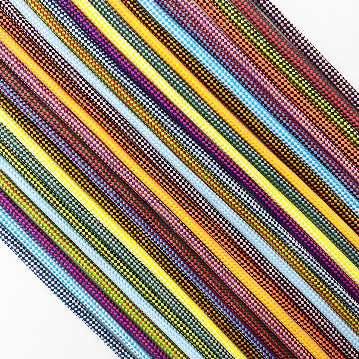 144 color 5mm poliéster doble color cuadrado cuadrícula cifrado cuerdas de núcleo cordones de zapatos cuerdas trenzadas cuerdas de chaqueta de diamante de color