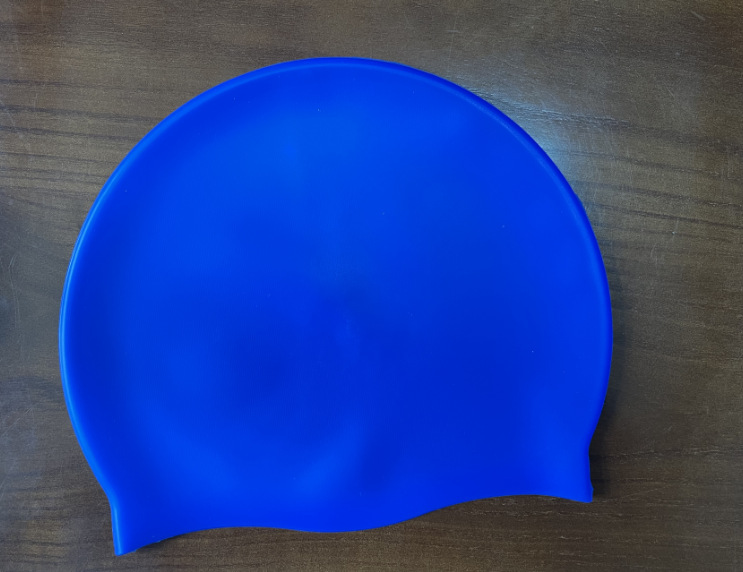 Venta caliente unisex gorra de natación de silicona al por mayor de color sólido de alta elástico transpirable gorra de natación impermeable antideslizante no-apretando la cabeza