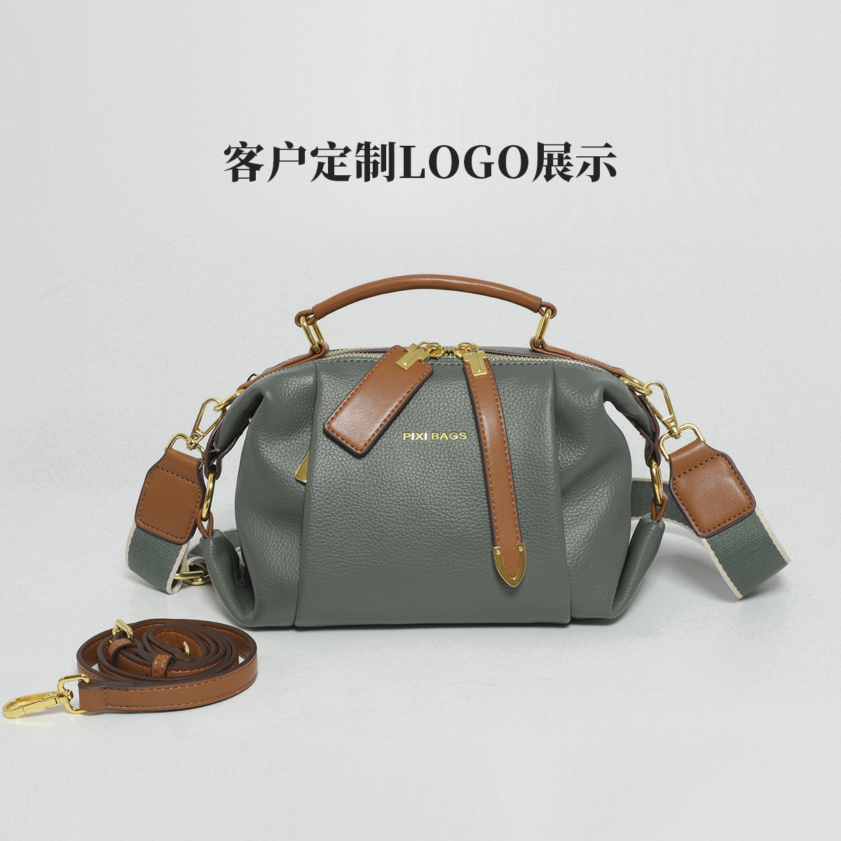 Bolsos de mujer de tendencia transfronteriza Bolsos de mujer de nuevo estilo Bolsos bandolera de todo fósforo Moda clásica Bolso de hombro ruso de gran capacidad