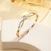 66# rose gold sz596
