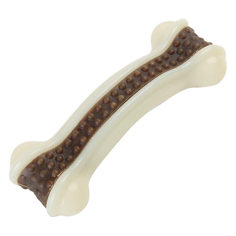 Yite Pet Toy Устойчивая к укусу нейлоновая палочка из воловьей кожи Укус Eating Play Series Вкус мяса Кость Игрушка для собак Корень