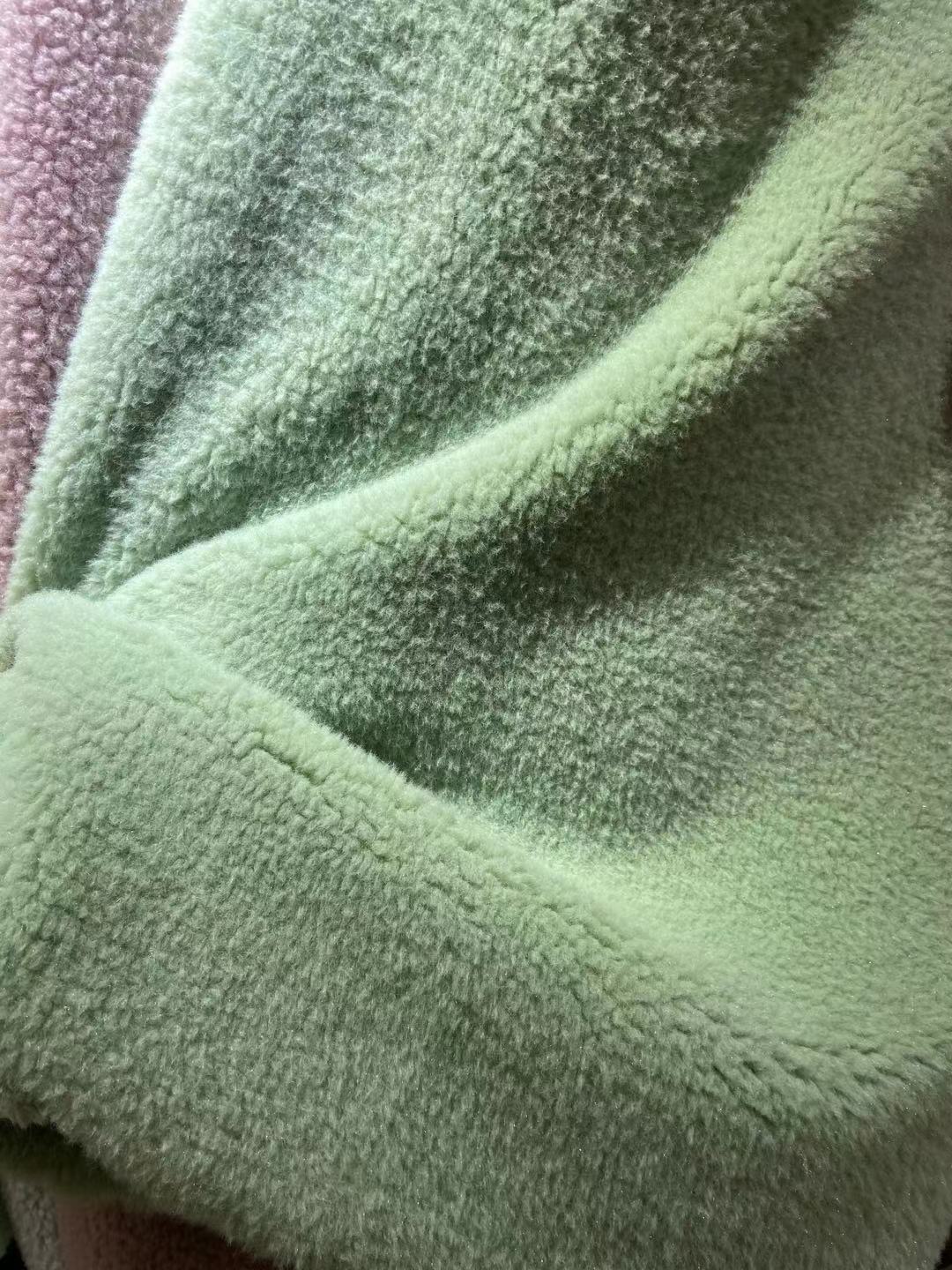 Nuevo en stock super suave Hao cachemir de Cachemira imitación Cachemira grano terciopelo tela Otoño e Invierno ropa juguete bufanda tela