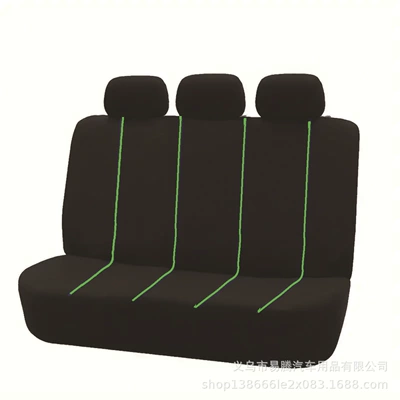 Cross-Border Meike Duo Mexico Hot-Selling Universal seat cover - green-5-piece-rear-seat-set-general