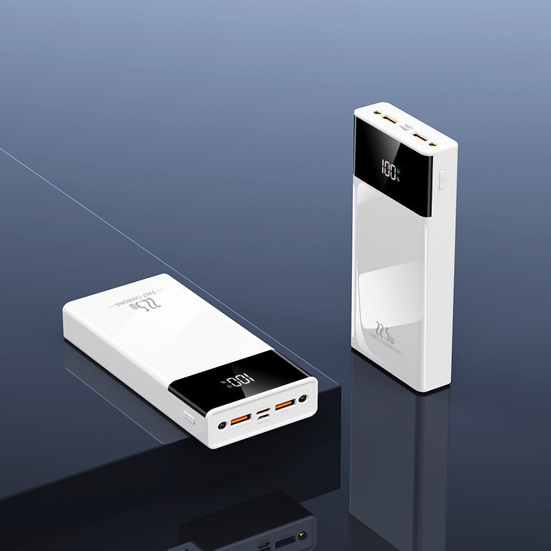 Batterie externe certifiée 3C à charge ultra-rapide, 20 000 mAh, grande capacité, portable, avec logo._voghion.com