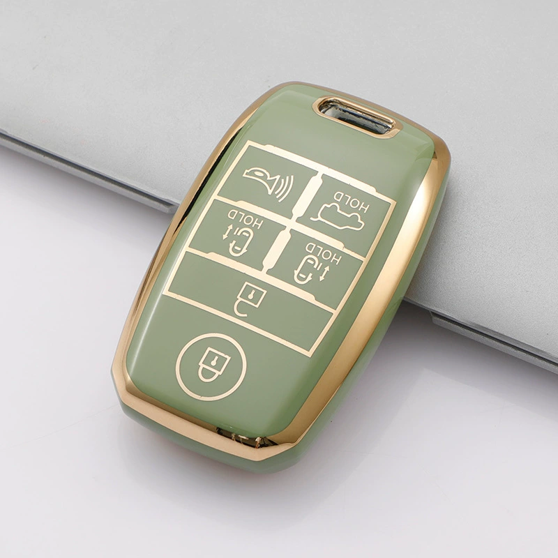Чехол для автомобильных ключей Kia подходит для KX CROSS Fredi, чехол для ключей TPU Golden Edge, новая модель
