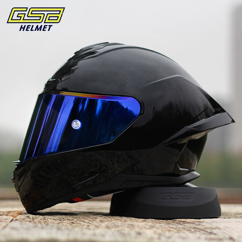 Мотошлем GSB 361GT, полнолицевой с удлинённым задним крылом, размеры S–3XL