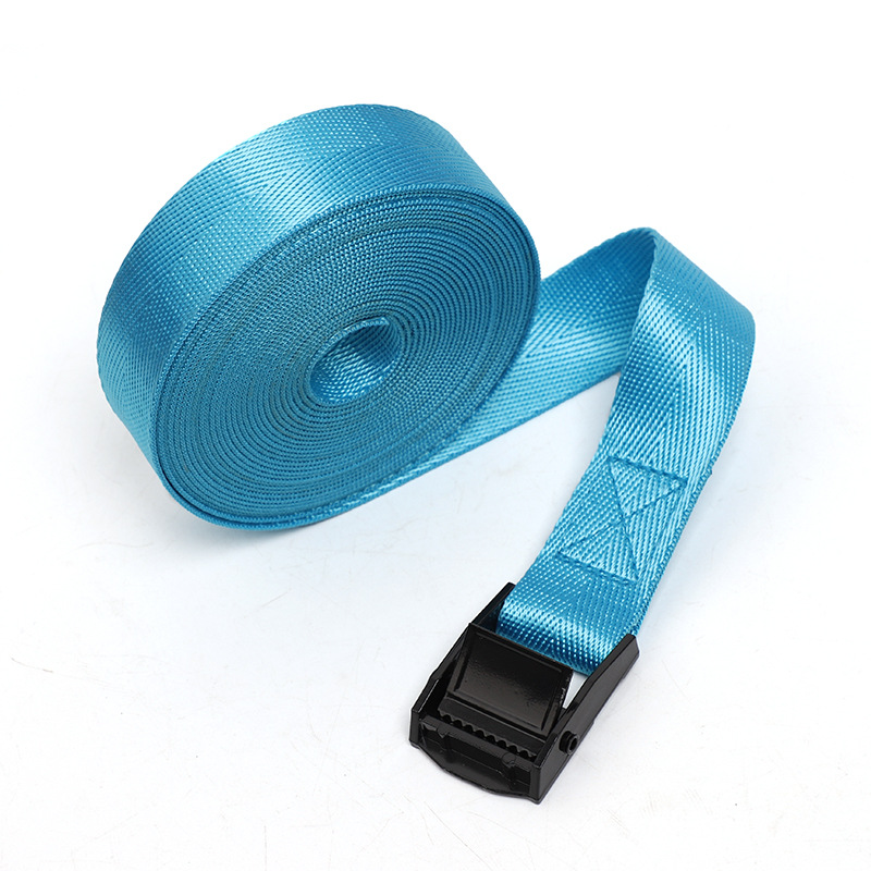 Correas de carga reforzadas con hebilla, correas de fijación para automóvil de aleación de zinc, cincha fina, cincha de nailon con patrón de espiga