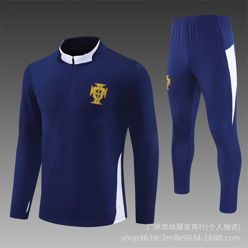 25-26新款足球训练服巴黎阿森纳多特马赛巴萨切尔西AC长袖套装球|undefined