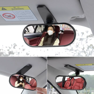 Safety Seat Observation Mirror: Large field of view rear view auxiliary mirror