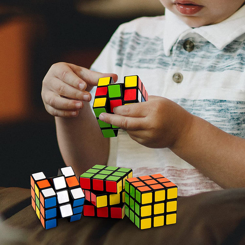 3cm three-level mini Rubik's Cube Toy Rubik's Cube Smooth Beginner's Introductory Intellectual Party Toy Floor Push Small Gift