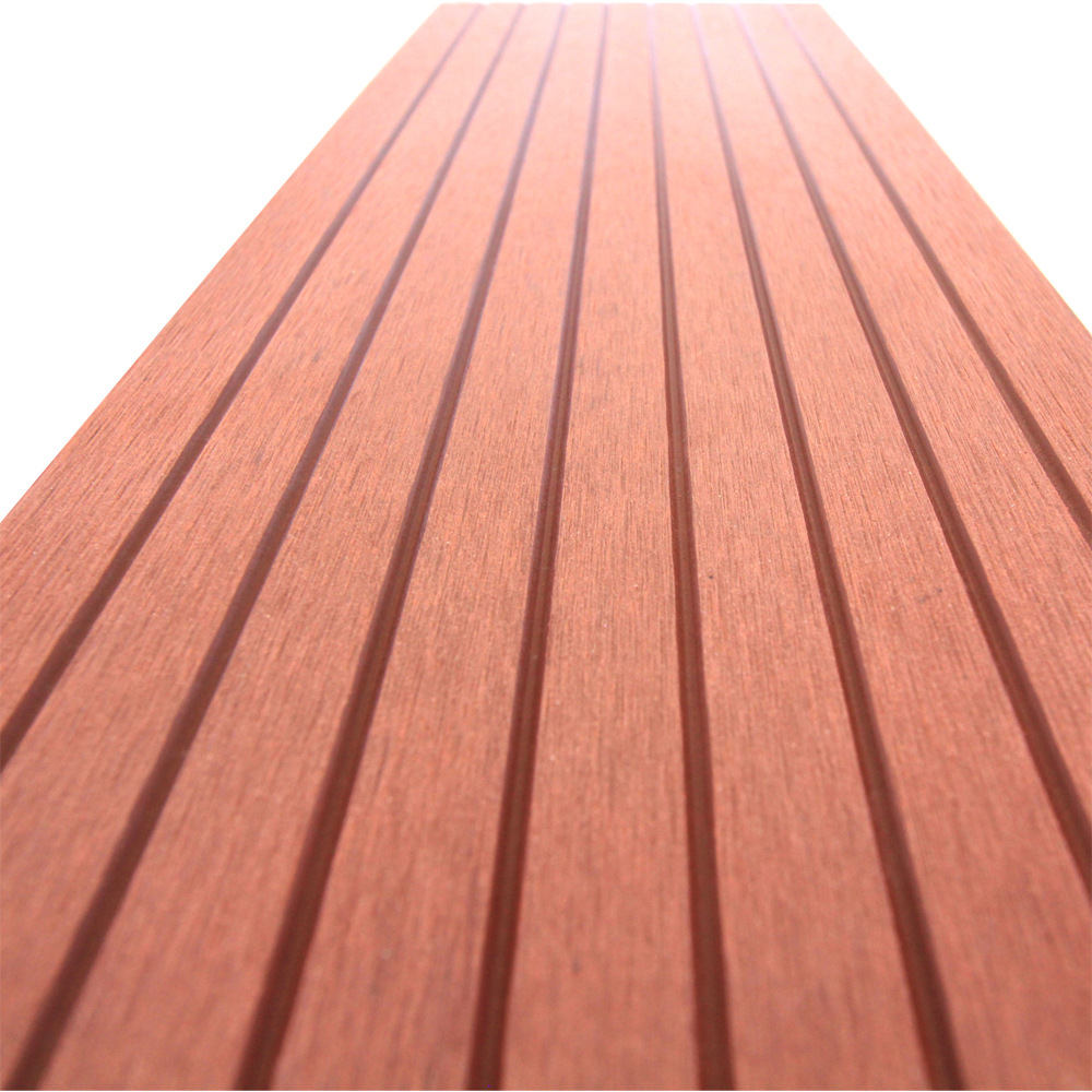 Madera plástico WPC piso generación agujero cuadrado 140*25 protección del medio ambiente plástico material de madera jardín decoración al aire libre tablero anticorrosión madera