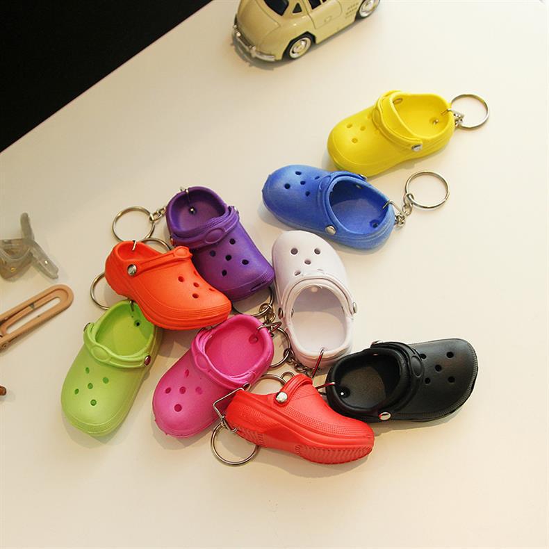 Cute Shoe Plastic Unisex Bag Pendant Keychain display picture 17