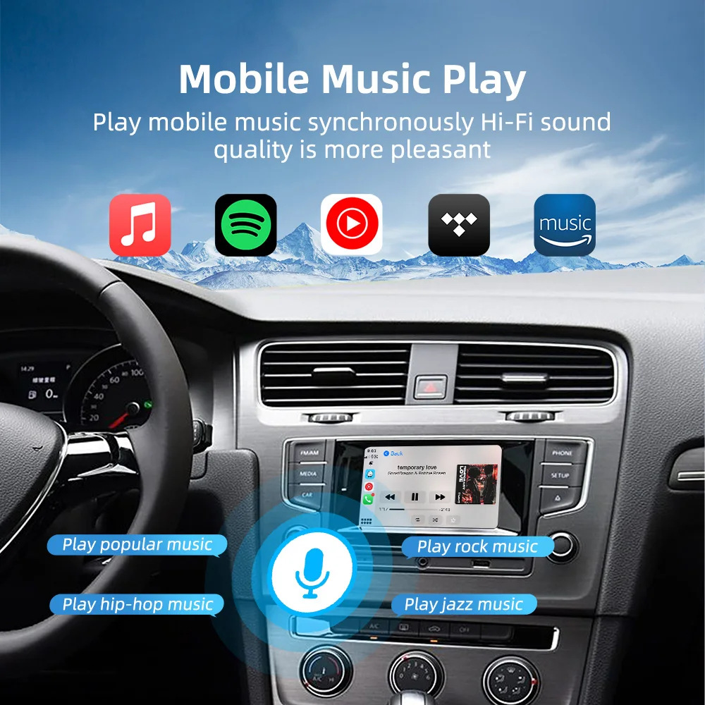 Suitable for Volkswagen Goif 7 Wireless Carplay Module Android Auto Mib System Decoder