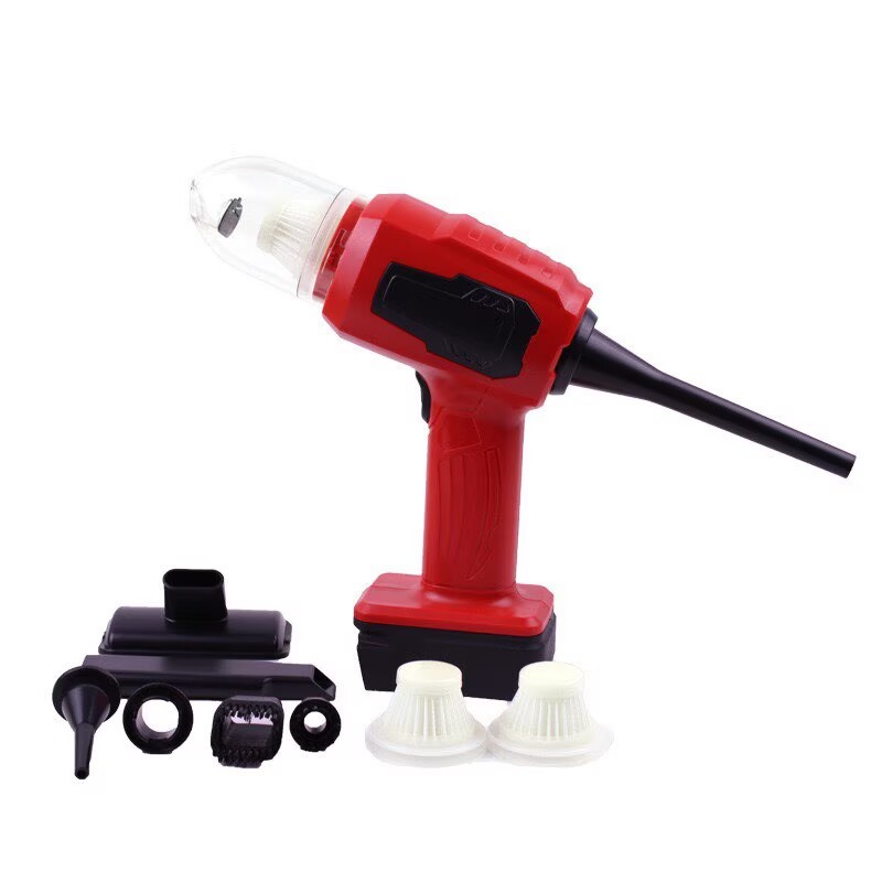Small car vacuum cleaner, wireless charging, portable handheld lithium battery blower and vacuum cleaner for home use, cross-border