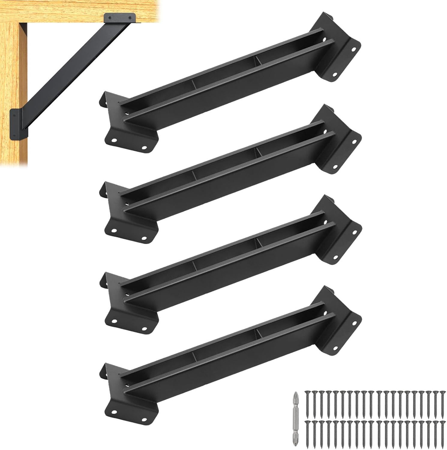 Soporte de Ángulo de 45 Grados para Techo de Pérgola, De Alta Resistencia, para Exterior image 7