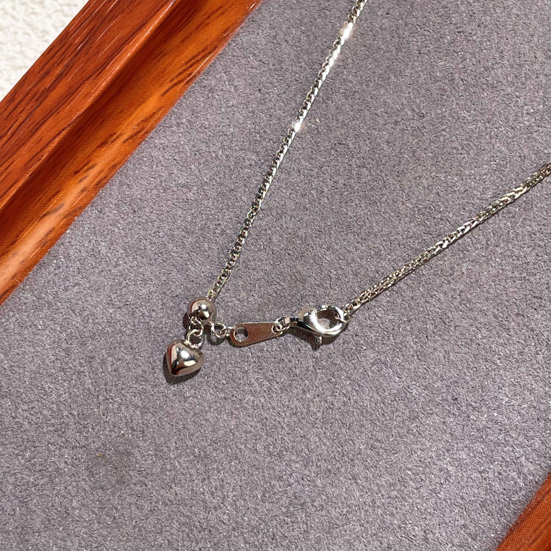 Verstellbar Chopard Perlenkette Aus 925 Silber Fir Dammen_voghion.com
