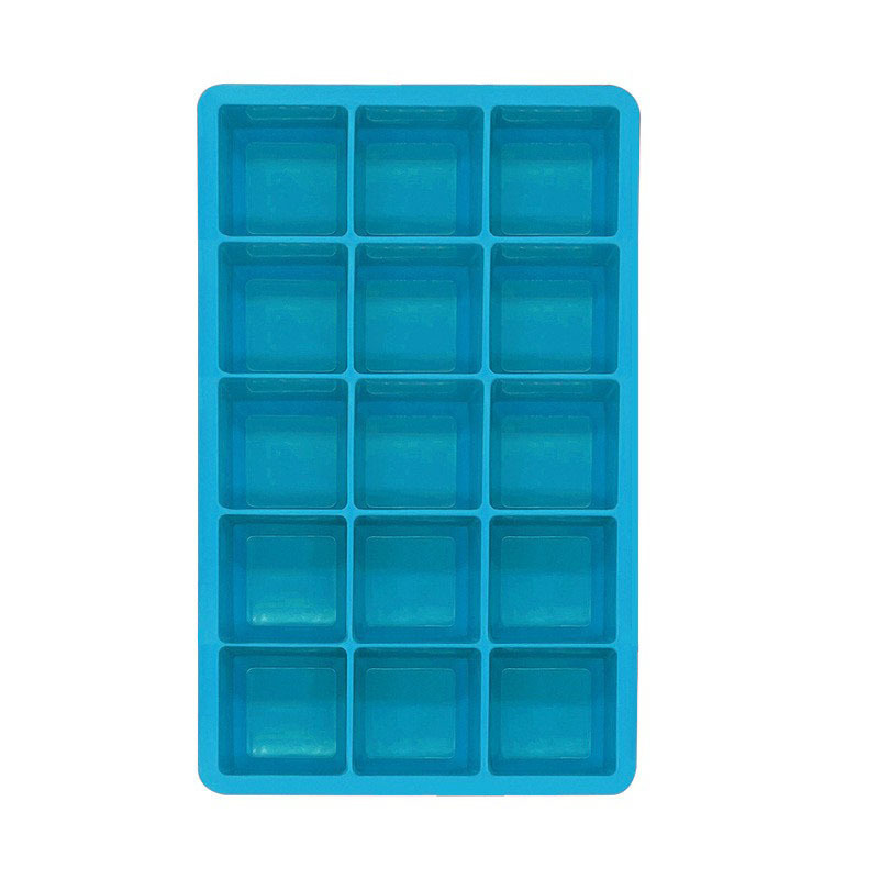 Silicone ice cube mold 15 grids DIY ice cube mold homemade ice cube mold square ice making mold with lid