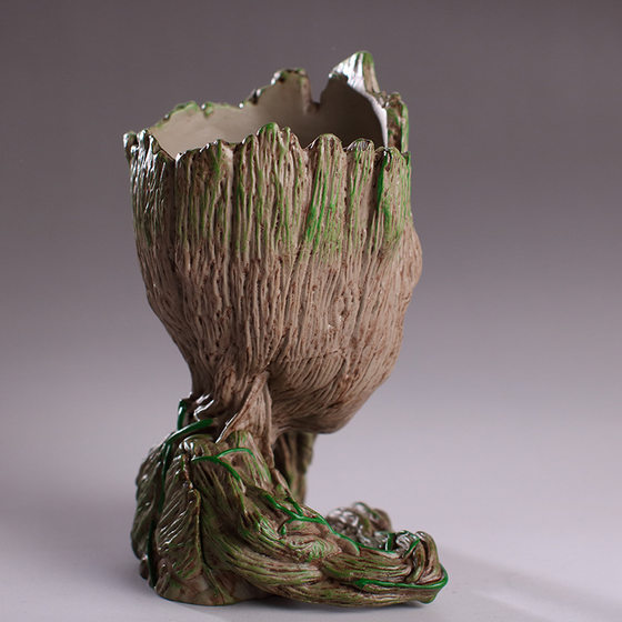 Anime Wholesale Tree Man Flower Pot Potted Trees Monster Figure Car Ornaments
