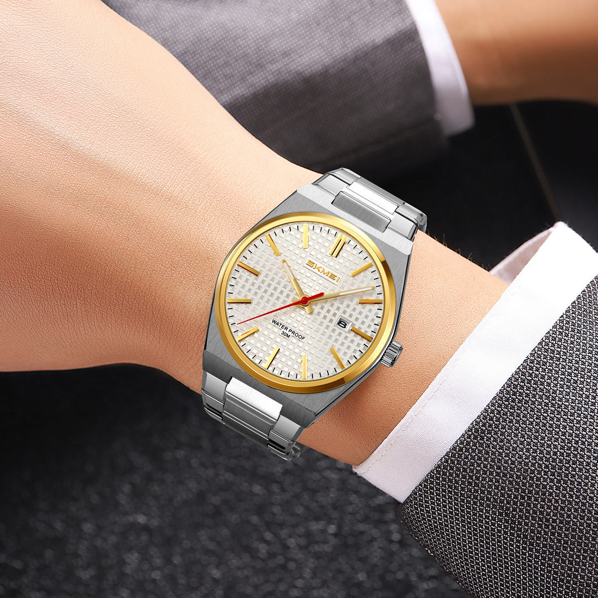 Reloj de pulsera de cuarzo de hombre, calendario impermeable, comercio electrónico, mayorista transfronterizo spot