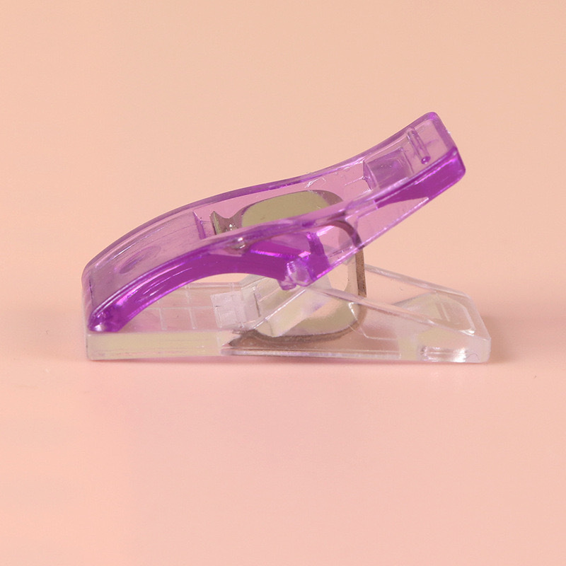 Ventas transfronterizas de plástico blanco y rojo bordado clip de hacha de cola larga fuerte clip de posicionamiento de hebilla de tela 27 * 10