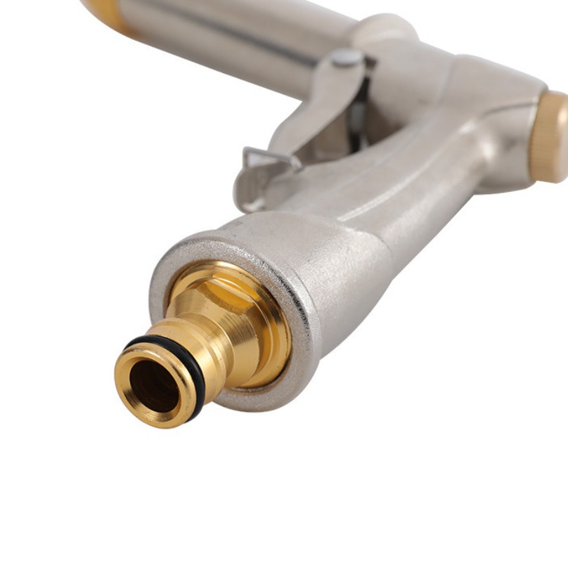 Snjue multi-funcional galvanoplastia audaz aleación de aluminio lavado de coches pistola de agua coche hogar de doble uso jardín herramientas de riego image 5