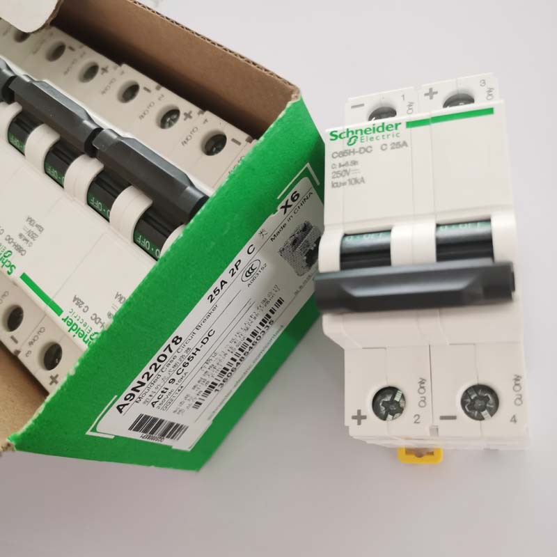 全新原装小型直流断路器C65H-DC 2P C型25A空气开关A9N22078 10KA