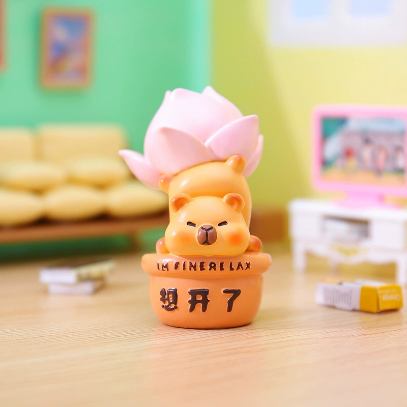 Новый милый питомец-фигура котенок стикеры Meow, защитная коробка, творческие настольные украшения, декоративные подарки на праздники
