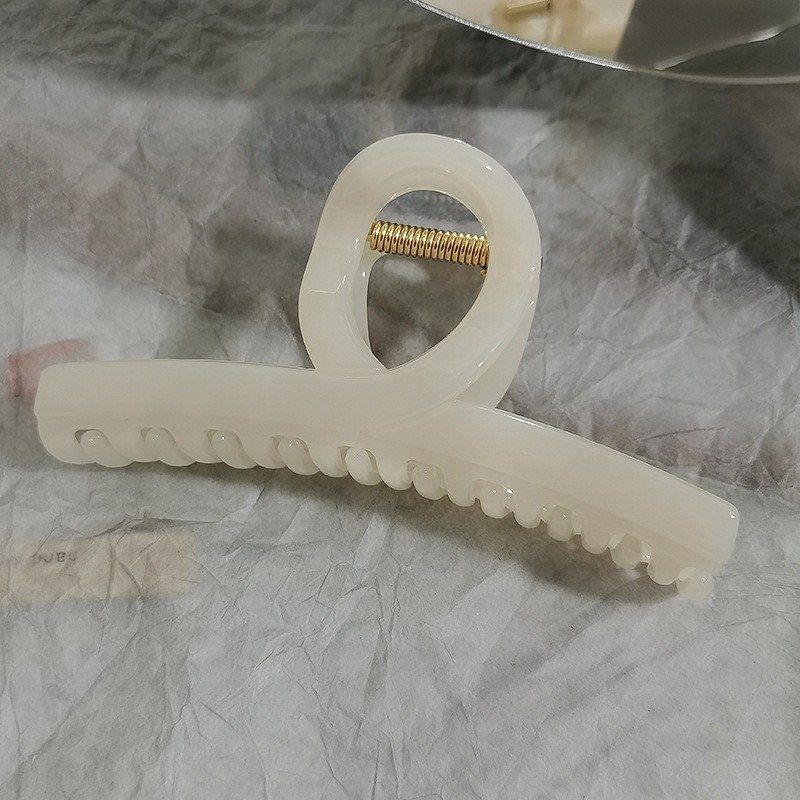 法式橡皮漆抓夹大号发量大多巴胺高级感发夹女两元店发饰头饰品|undefined