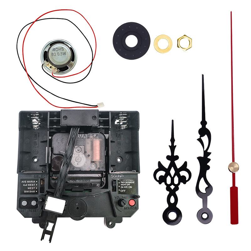 Sol marca Ximin templo 4 tipos de música hora temporizador integrado 300g swing reloj movimiento DIY reloj Accesorios