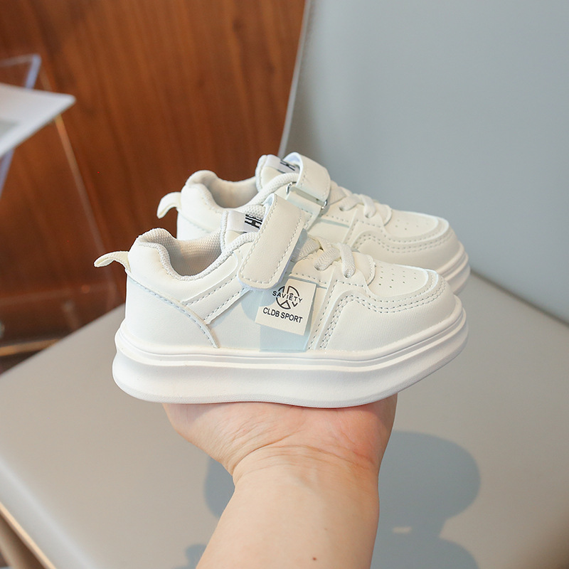 2025 otoño zapatos para niños zapatos casuales para niños zapatos de skate zapatos deportivos para niños coreanos zapatos blancos para niñas