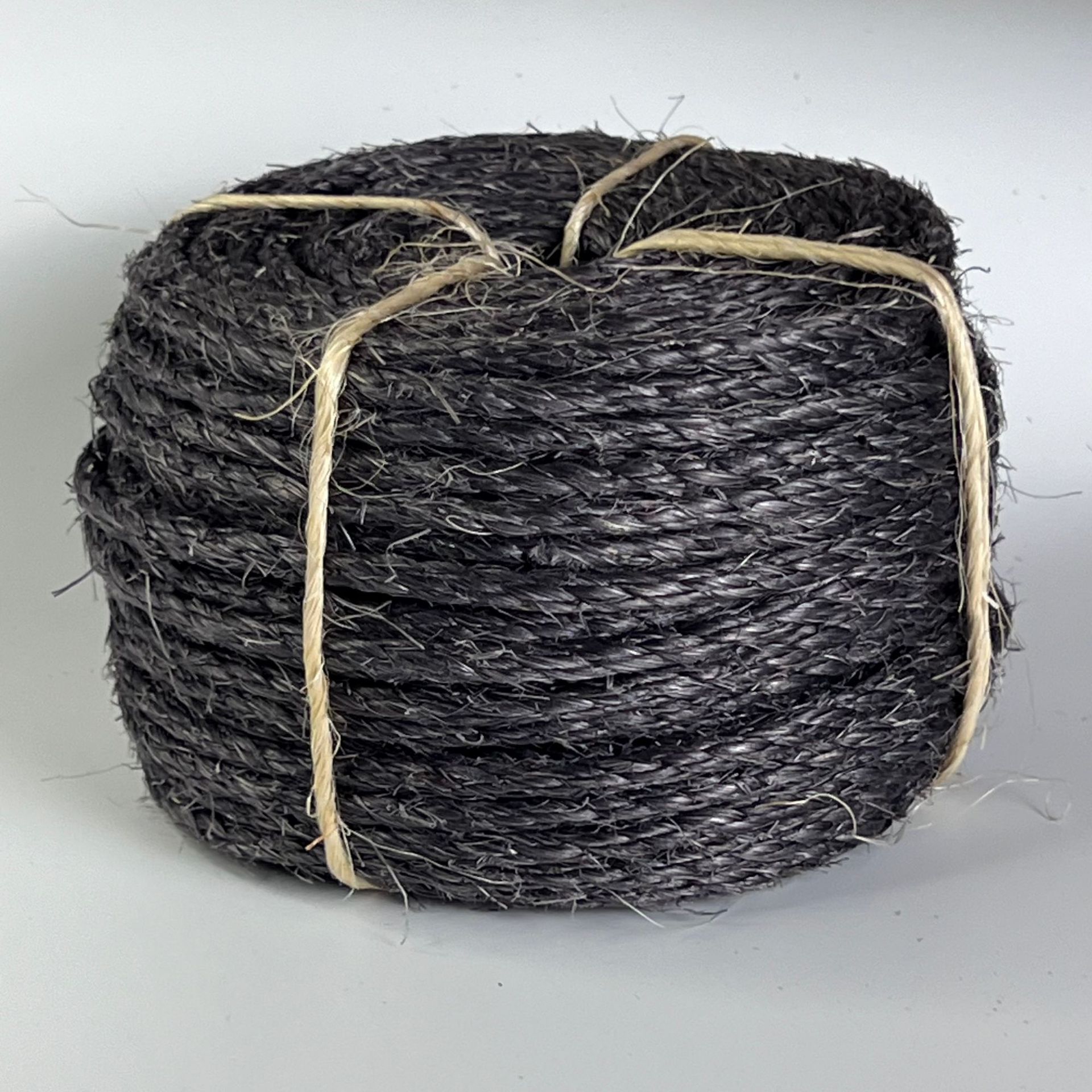 复古灰色黑色剑麻绳 猫爬架专用耐抓耐磨编织DIY家庭空调水管装饰