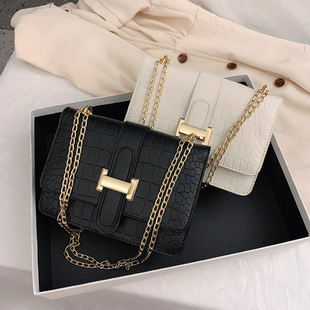 New Bags for Women 2024 Internet Celebrity New Trendy K-Style Versatile Shoulder Bag Crossbody Ins Fashion Chain Small Square Bag