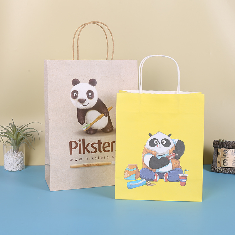 卡通礼品袋手提袋可爱包装生日回礼糖果礼物纸袋子