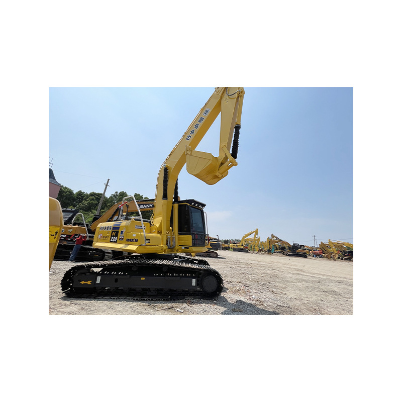 Comercio exterior suministro directo PC220 excavadora noventa por ciento nueva excavadora de ingeniería de construcción a gran escala de orugas excavadora pesada image 6